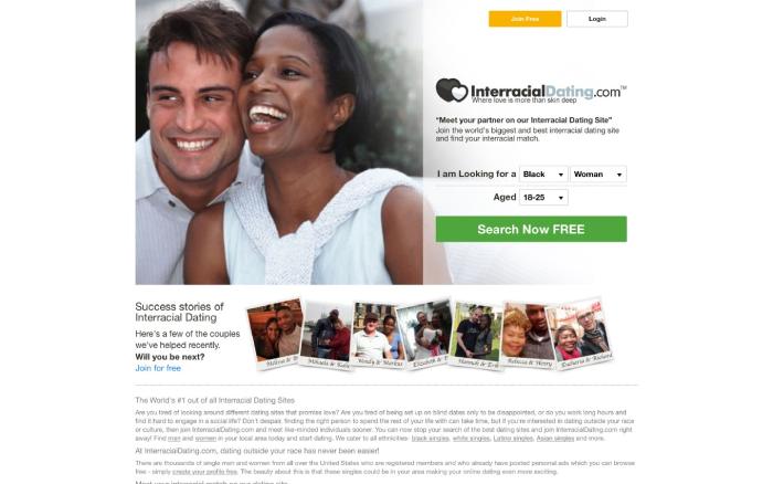 Signing Up at Interracialdating .com