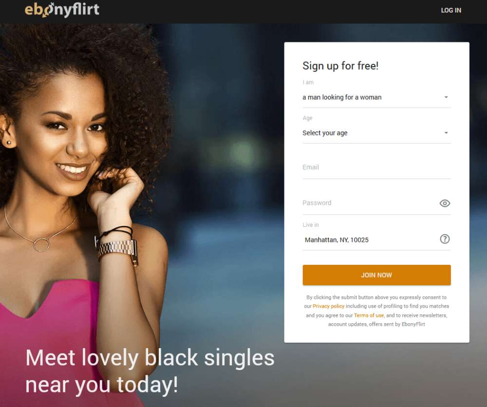 ebonyflirt sign up